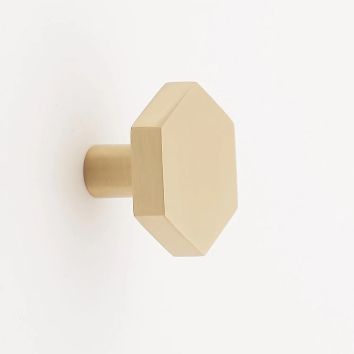 Abigail Solid Brass Cabinet Knob Cabinet Hardware Kay Hardware - VCU Satin Brass