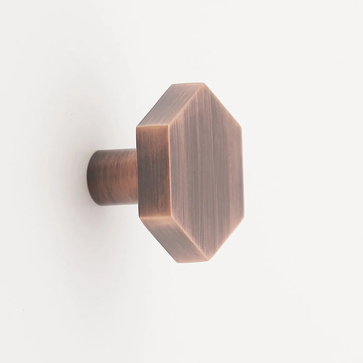 Abigail Solid Brass Cabinet Knob Cabinet Hardware Kay Hardware - VCU Antique Copper