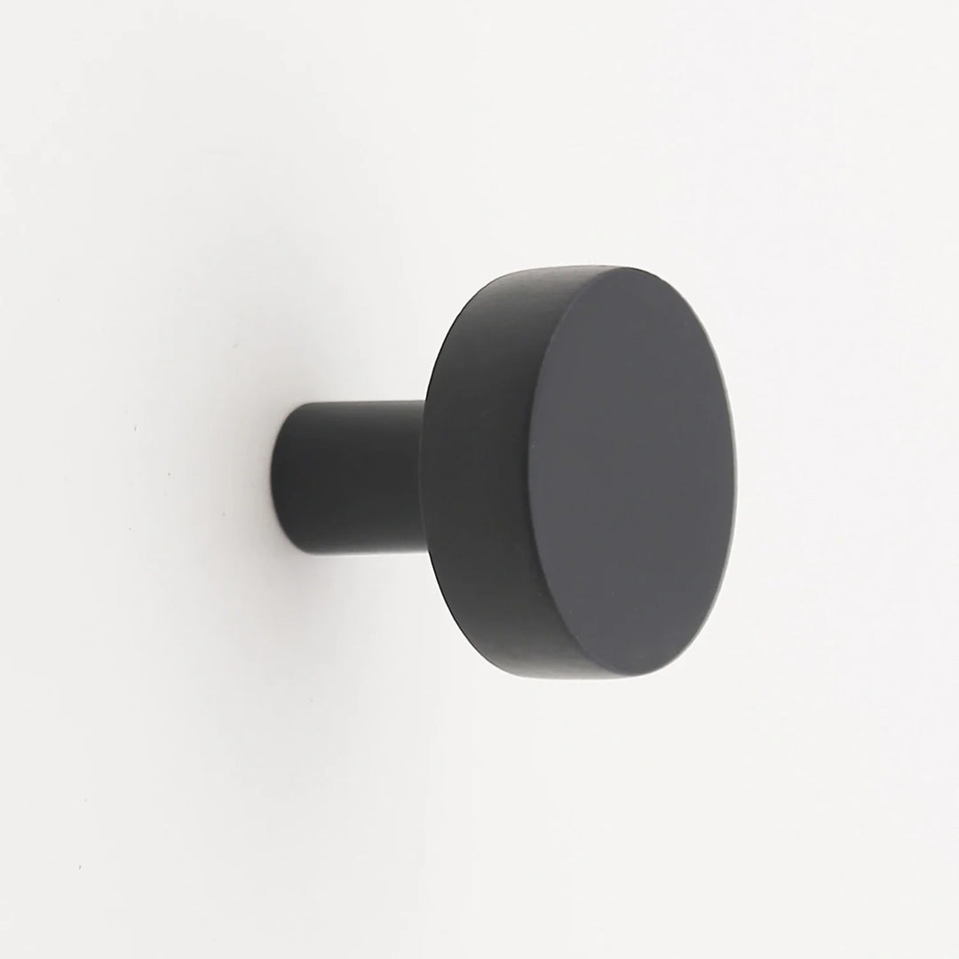 Katia Solid Brass Cabinet Knob Cabinet Hardware Kay Hardware - VCU Matte Black