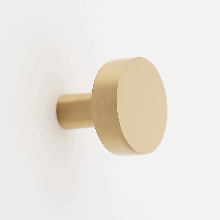 Katia Solid Brass Cabinet Knob Cabinet Hardware Kay Hardware - VCU Satin Brass