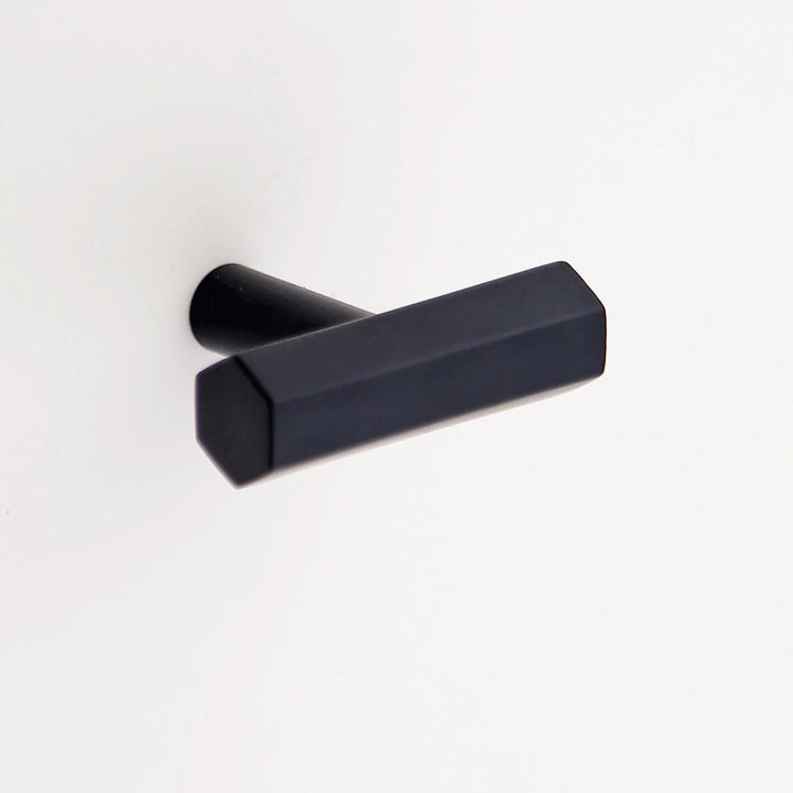 Abigail Solid Brass T-Knob Cabinet Hardware Kay Hardware - VCU Matte Black