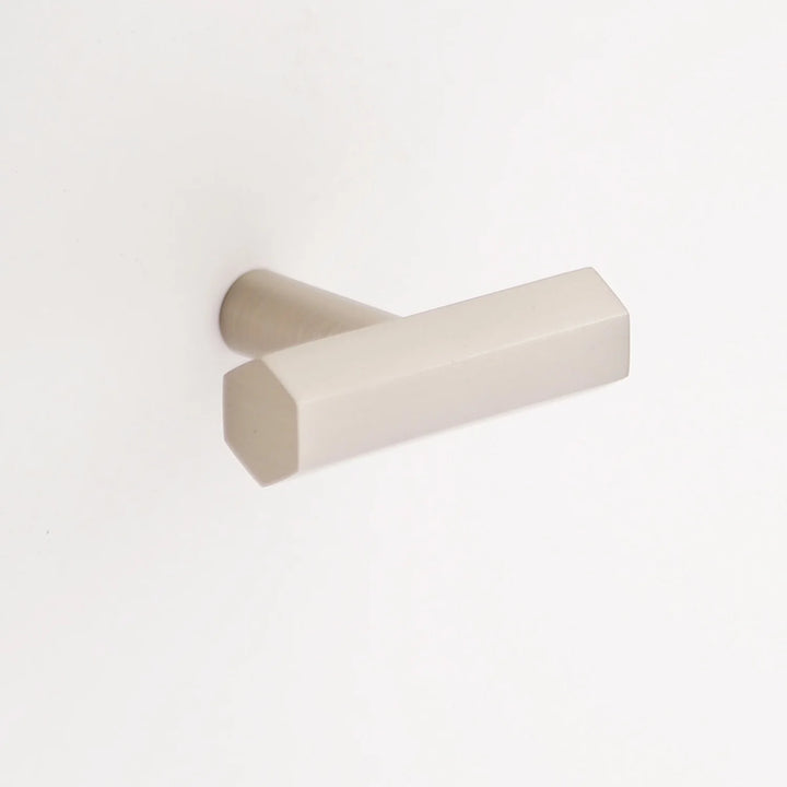 Abigail Solid Brass T-Knob Cabinet Hardware Kay Hardware - VCU Satin Nickel