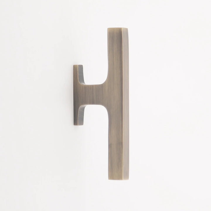 Gabrielle Solid Brass Offset Cabinet Pull Cabinet Hardware Kay Hardware - VCU Antique Brass