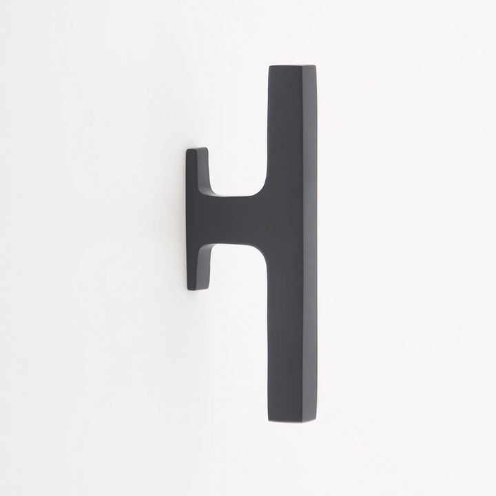 Gabrielle Solid Brass Offset Cabinet Pull Cabinet Hardware Kay Hardware - VCU Matte Black