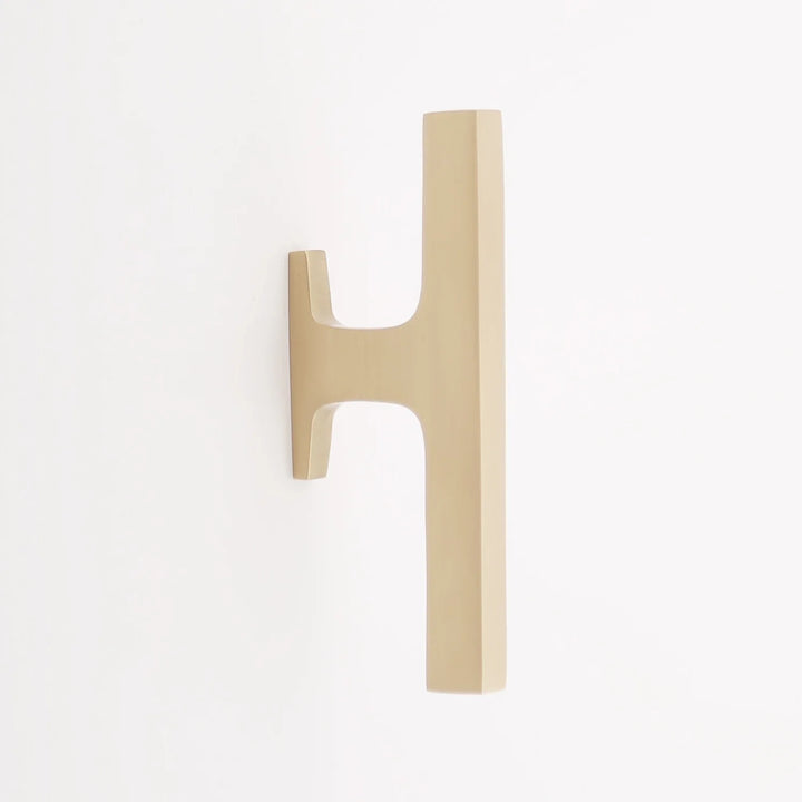 Gabrielle Solid Brass Offset Cabinet Pull Cabinet Hardware Kay Hardware - VCU Satin Brass