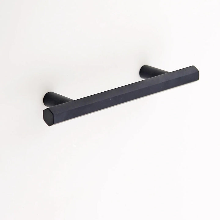 Abigail Solid Brass Drawer Pull Cabinet Hardware Kay Hardware - VCU 3.75" Center Black