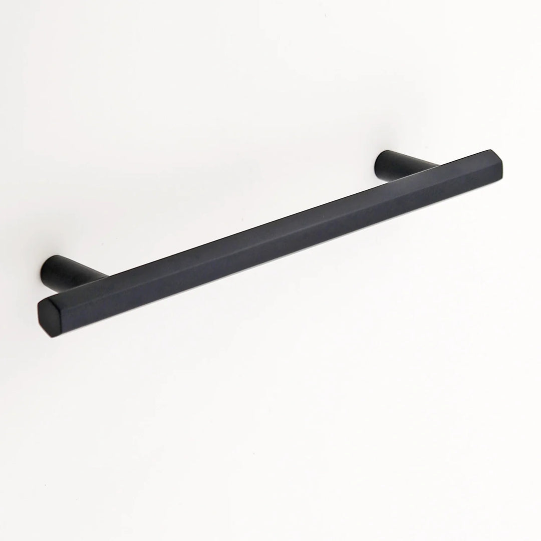 Abigail Solid Brass Drawer Pull Cabinet Hardware Kay Hardware - VCU 6" Center Black