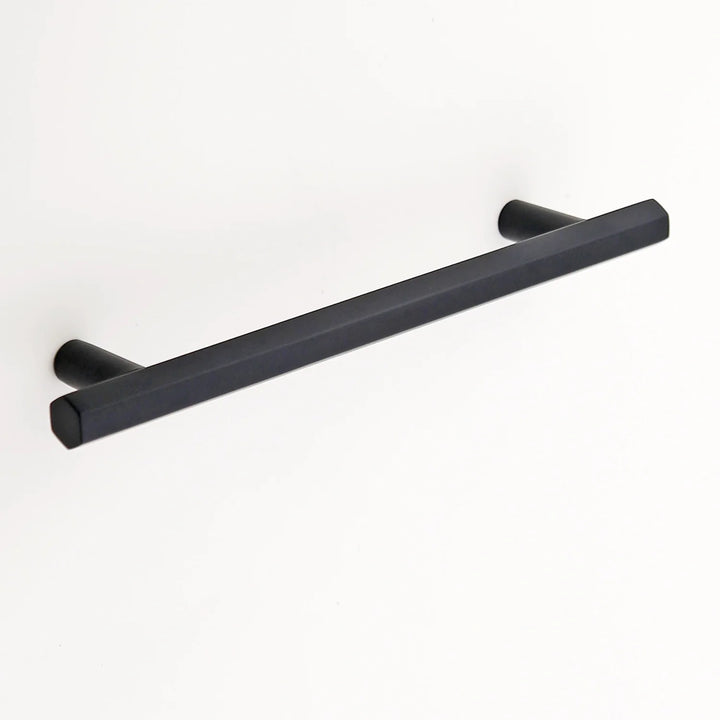 Abigail Solid Brass Drawer Pull Cabinet Hardware Kay Hardware - VCU 6" Center Black