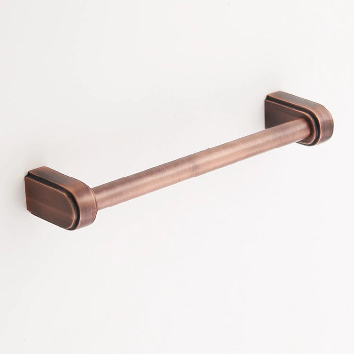 Elsa Solid Brass Drawer Pull Cabinet Hardware Kay Hardware - VCU 6" Center Antique Copper