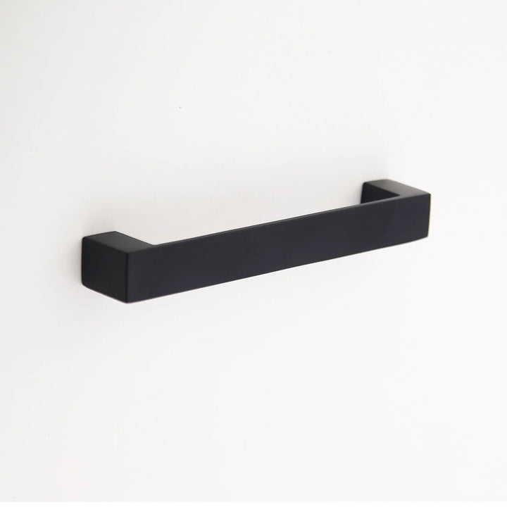 Gabrielle Solid Brass Drawer Pull Cabinet Hardware Kay Hardware - VCU 5" Center Matte Black