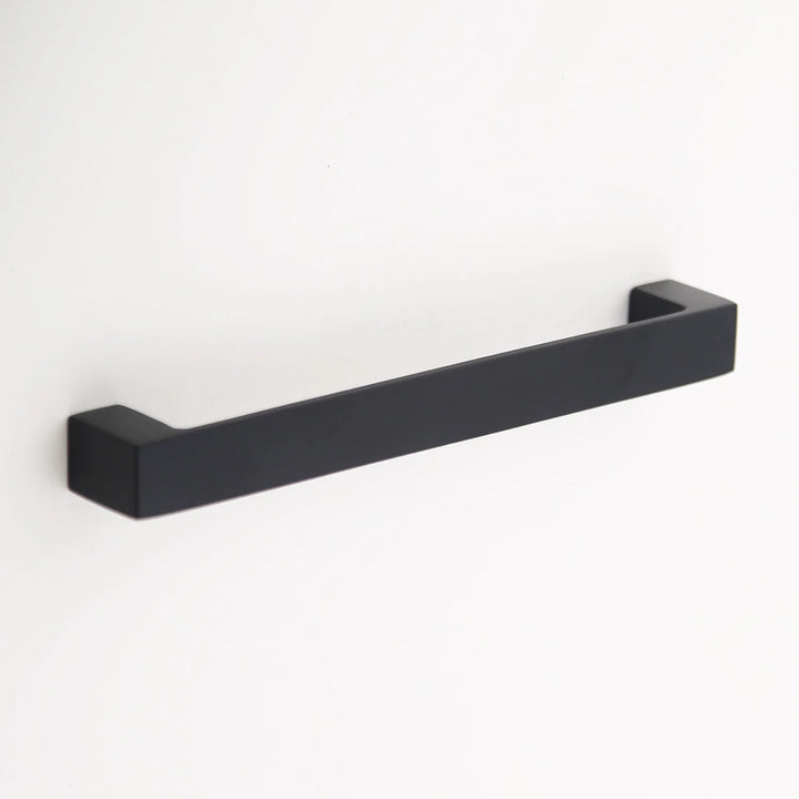 Gabrielle Solid Brass Drawer Pull Cabinet Hardware Kay Hardware - VCU 6.25" Center Matte Black