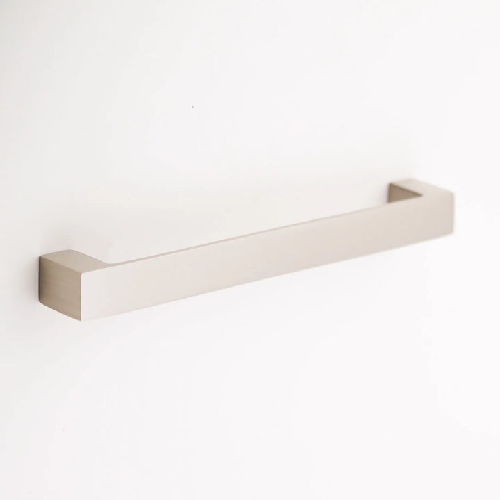Gabrielle Solid Brass Drawer Pull Cabinet Hardware Kay Hardware - VCU 6.25" Center Satin Nickel