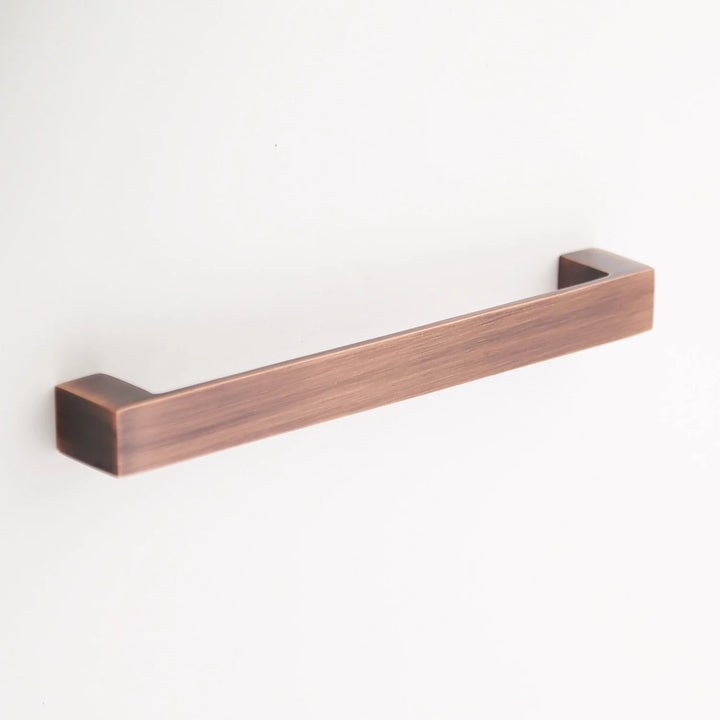 Gabrielle Solid Brass Drawer Pull Cabinet Hardware Kay Hardware - VCU 6.25" Center Antique Copper