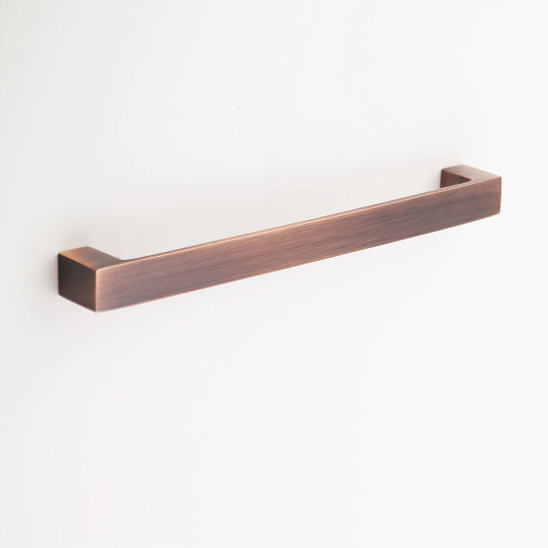 Gabrielle Solid Brass Drawer Pull Cabinet Hardware Kay Hardware - VCU 7.625" Center Antique Copper