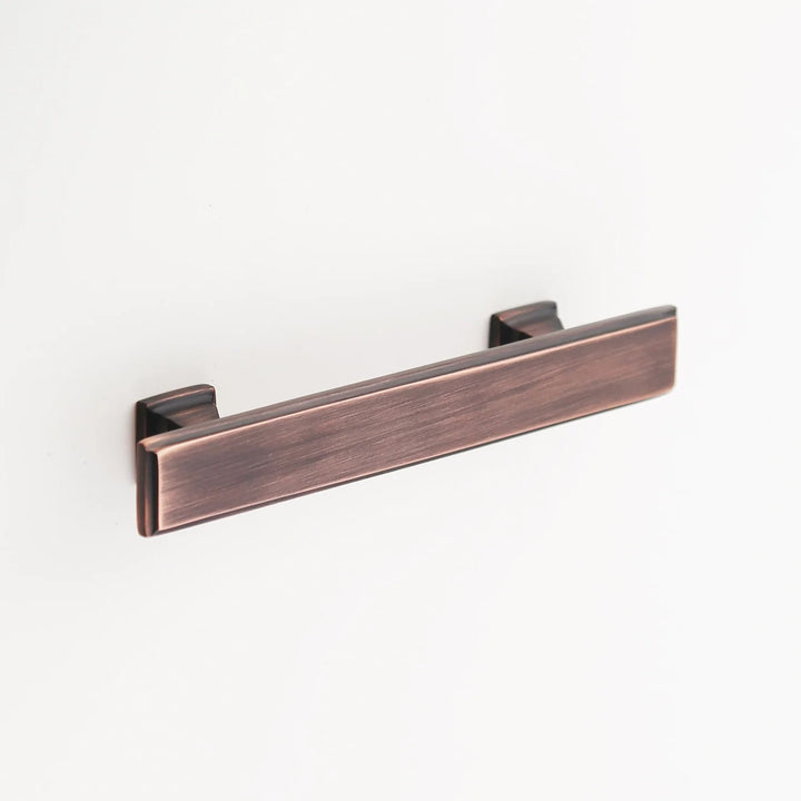 Danford Solid Brass Drawer Pull Cabinet Hardware Kay Hardware - VCU 4" Center Antique Copper