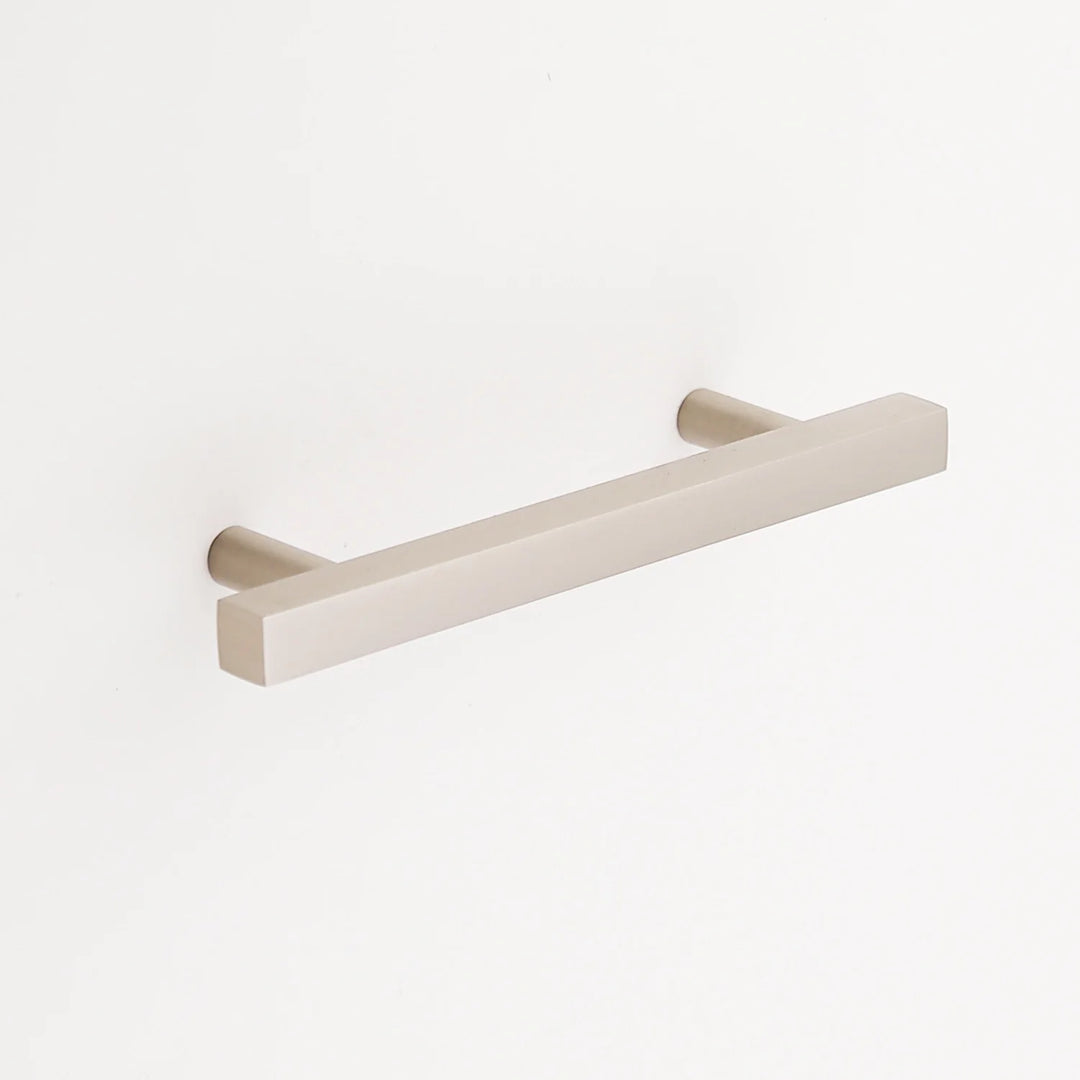Frederick Solid Brass Drawer Pull Cabinet Hardware Kay Hardware - VCU 3.75" Center Polished Nickel