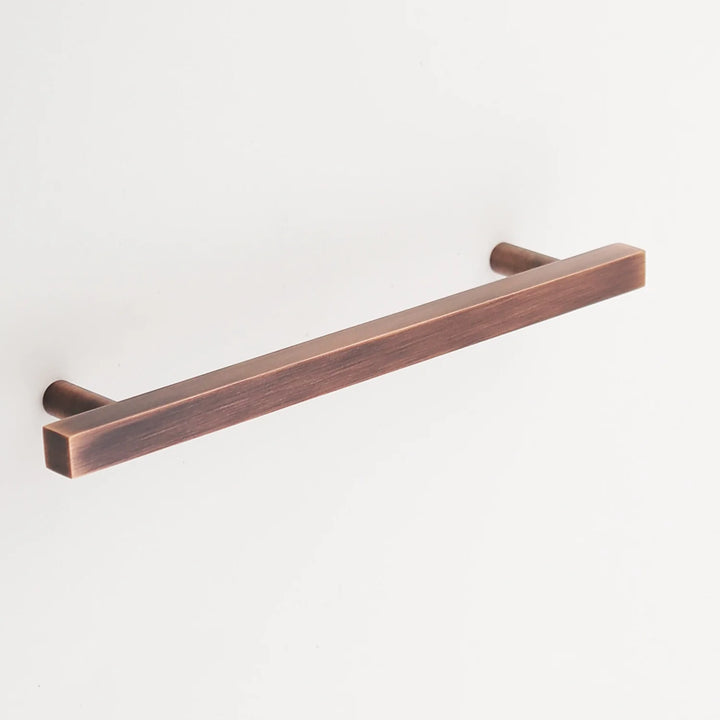 Frederick Solid Brass Drawer Pull Cabinet Hardware Kay Hardware - VCU 6" Center Antique Copper