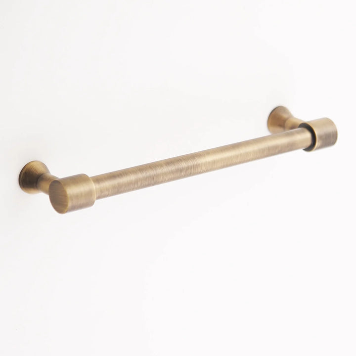 Liberty Solid Brass Drawer Pull Cabinet Hardware Kay Hardware - VCU 6" Center Antique Brass