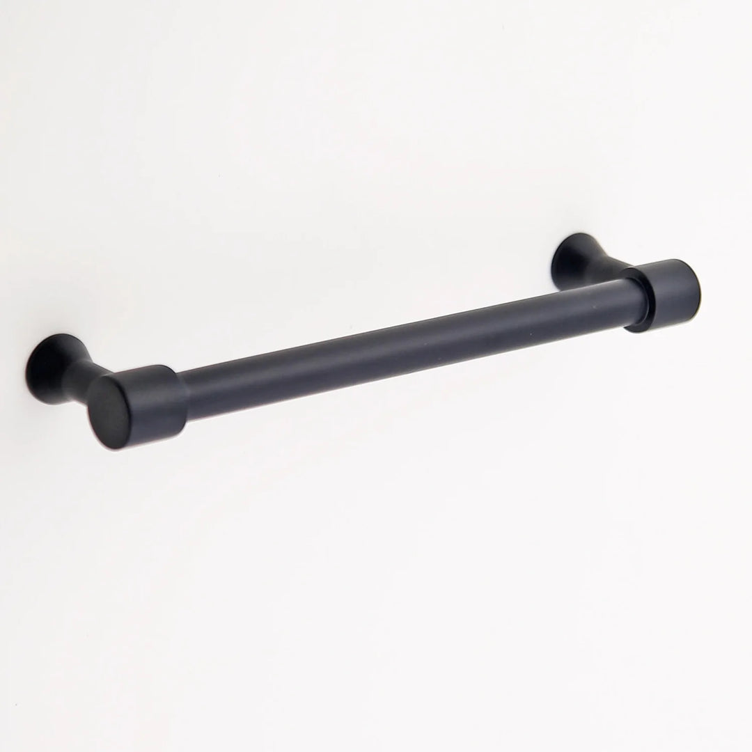 Liberty Solid Brass Drawer Pull Cabinet Hardware Kay Hardware - VCU 6" Center Matte Black