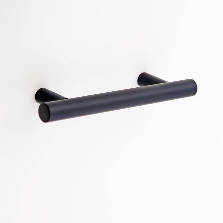 Katia Solid Brass Drawer Pull Cabinet Hardware Kay Hardware - VCU 3.75" Center Matte Black
