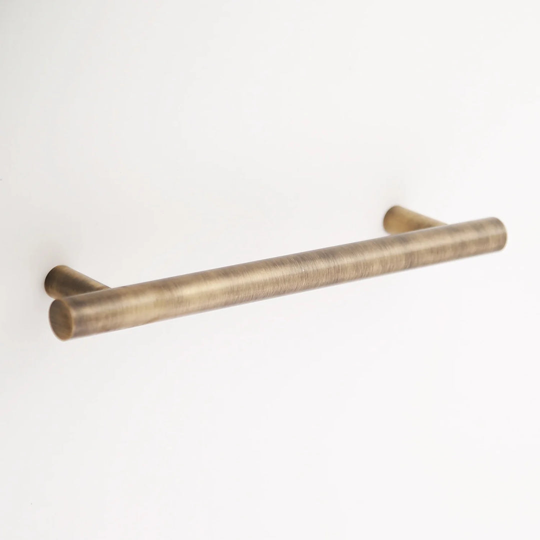 Katia Solid Brass Drawer Pull Cabinet Hardware Kay Hardware - VCU 6" Center Antique Brass