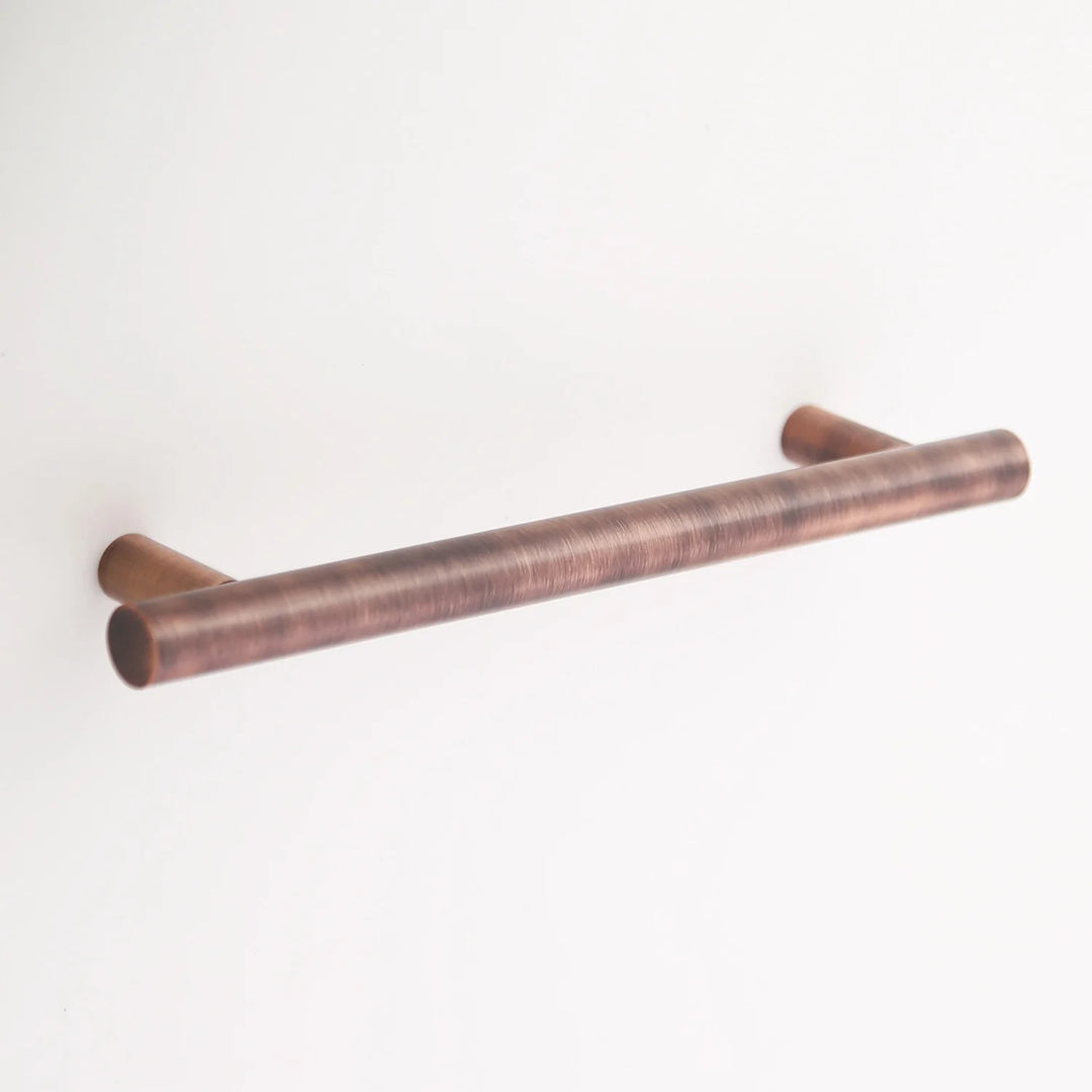Katia Solid Brass Drawer Pull Cabinet Hardware Kay Hardware - VCU 6" Center Antique Copper