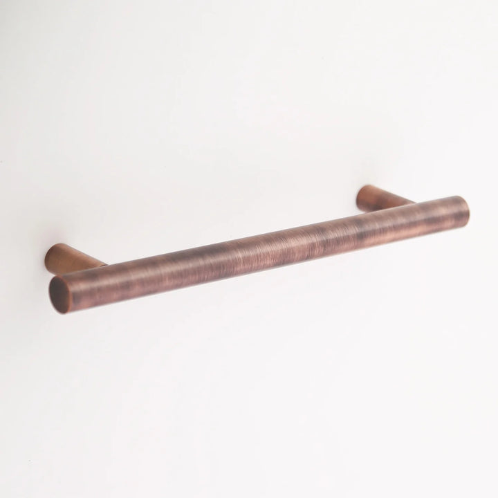 Katia Solid Brass Drawer Pull Cabinet Hardware Kay Hardware - VCU 6" Center Antique Copper