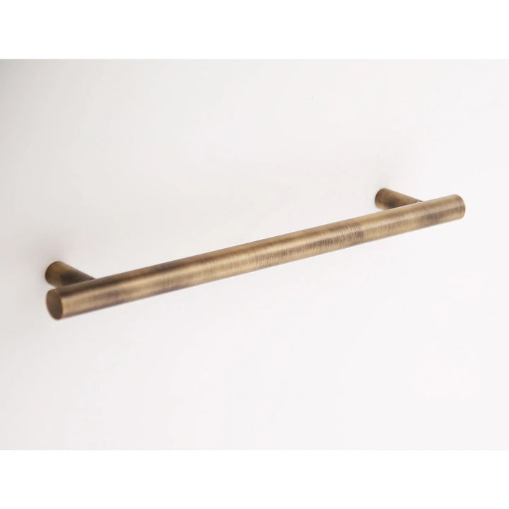 Katia Solid Brass Drawer Pull Cabinet Hardware Kay Hardware - VCU 8" Center Antique Brass