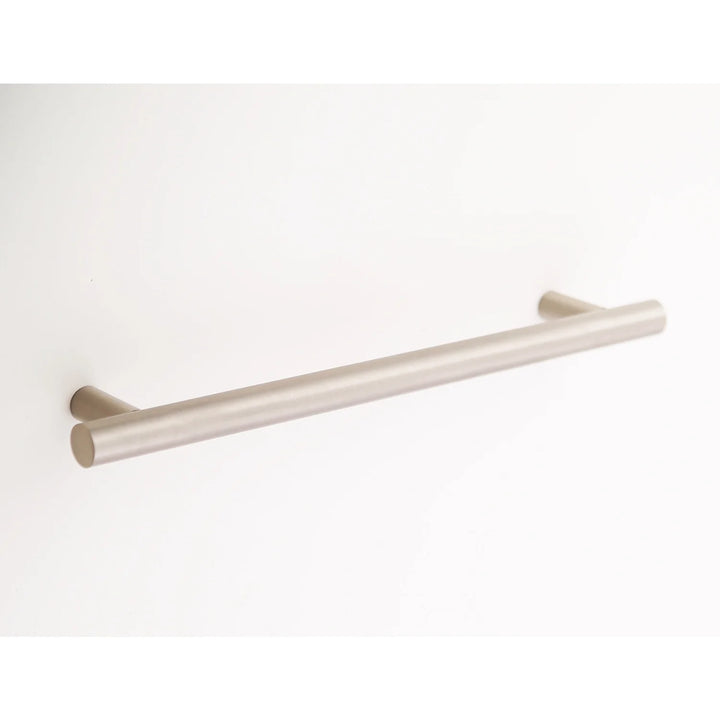 Katia Solid Brass Drawer Pull Cabinet Hardware Kay Hardware - VCU 8" Center Satin Nickel