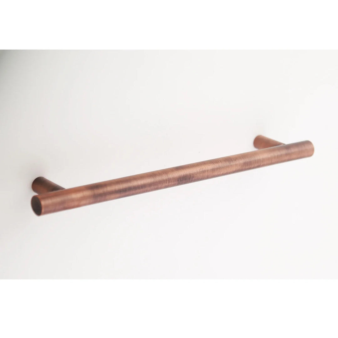 Katia Solid Brass Drawer Pull Cabinet Hardware Kay Hardware - VCU 8" Center Antique Copper