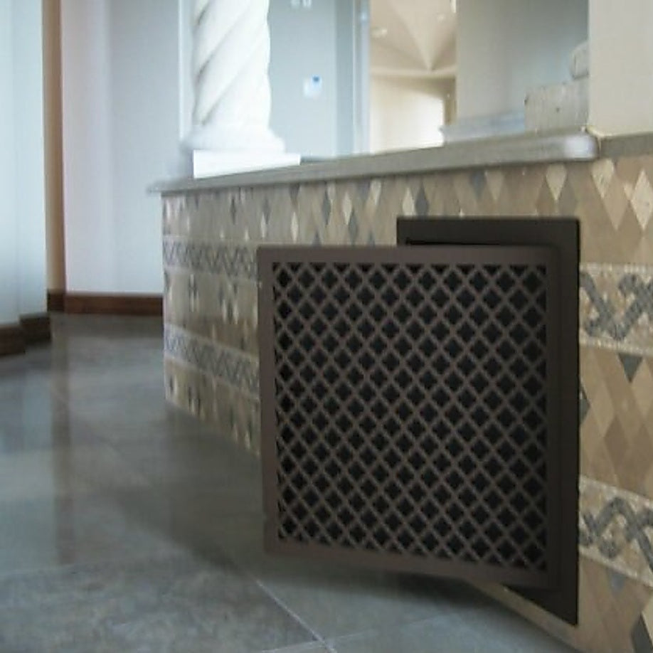 Silver Series Return Air Filter Frame Return Grille Air Filter Frame Steel Crest Corporation - VCU