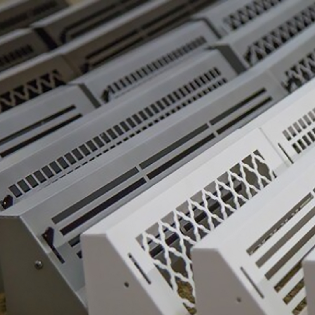 Gold Series Steel Designs Baseboard Registers and Returns 12" Baseboard Vent Steel Crest Corporation - VCU
