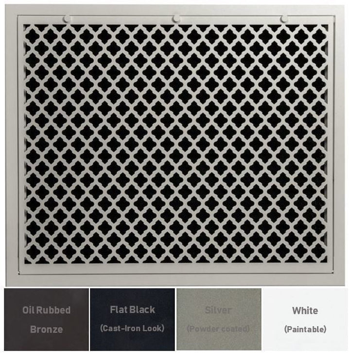 Silver Series Return Air Filter Frame Return Grille Air Filter Frame Steel Crest Corporation - VCU