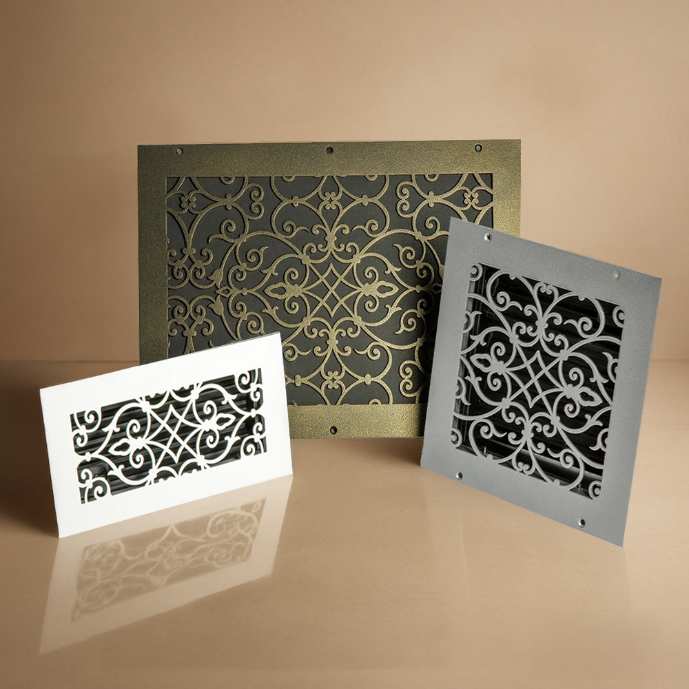 Corinthian Gold Series Registers and Returns Vent Cover Steel Crest Corporation - VCU