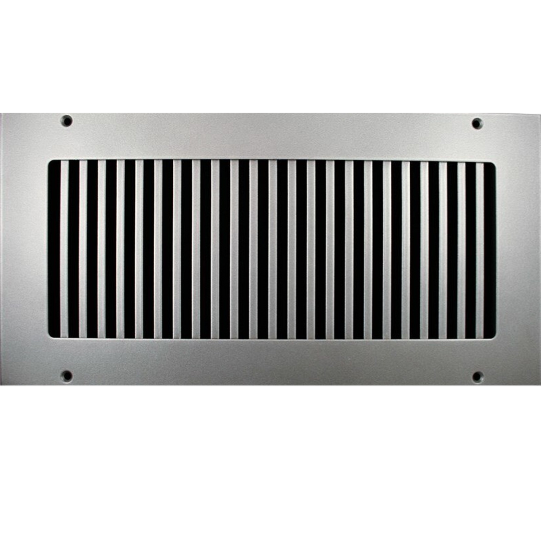 Pro-Vertical Gold Series Registers and Returns Vent Cover Steel Crest Corporation - VCU 6" Round (8" Overall Diameter) Black
