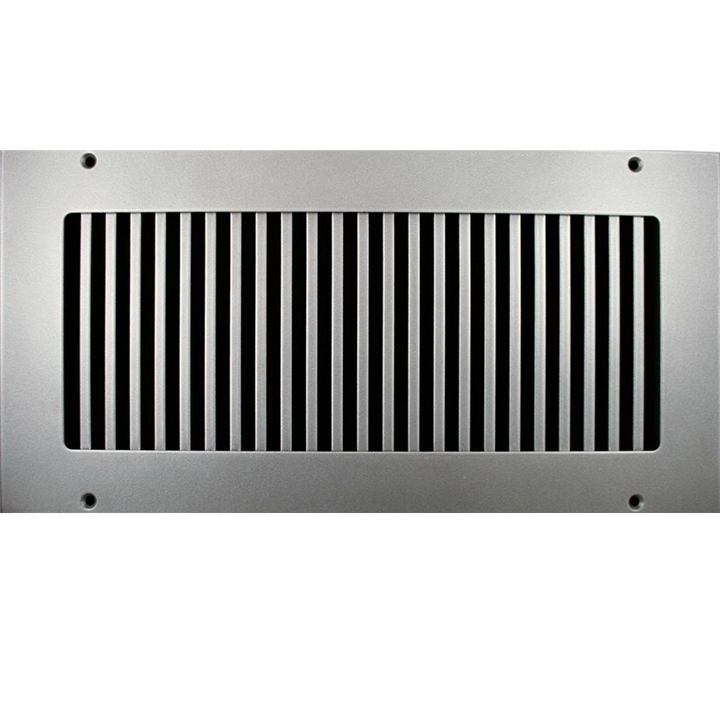 Pro-Vertical Gold Series Registers and Returns Vent Cover Steel Crest Corporation - VCU 6" Round (8" Overall Diameter) Black