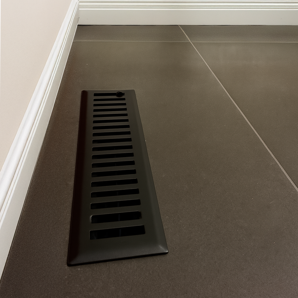Contemporary Steel Floor and Wall Registers Vent Cover Steel Plated (Wholesale Registers) - VCU
