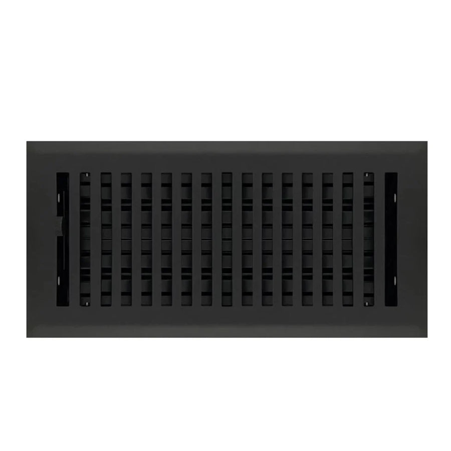 Contemporary Steel Floor and Wall Registers Vent Cover 2 x 10 (Overall: 3.375 x 11.25)