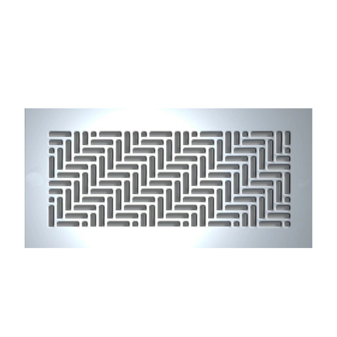 Herringbone Gold Series Registers and Returns Vent Cover Steel Crest Corporation - VCU