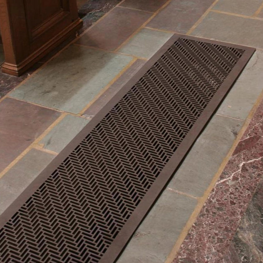 Herringbone Gold Series Registers and Returns Vent Cover Steel Crest Corporation - VCU