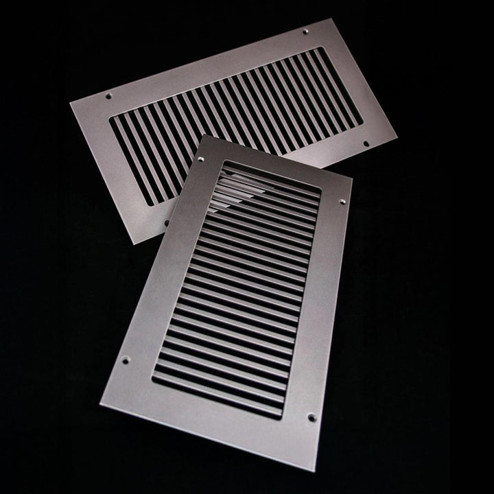 Steel Designs Pro-Vertical Registers and Returns Vent Cover Steel Crest Corporation - VCU 6" Round (8" Overall Diameter) Black