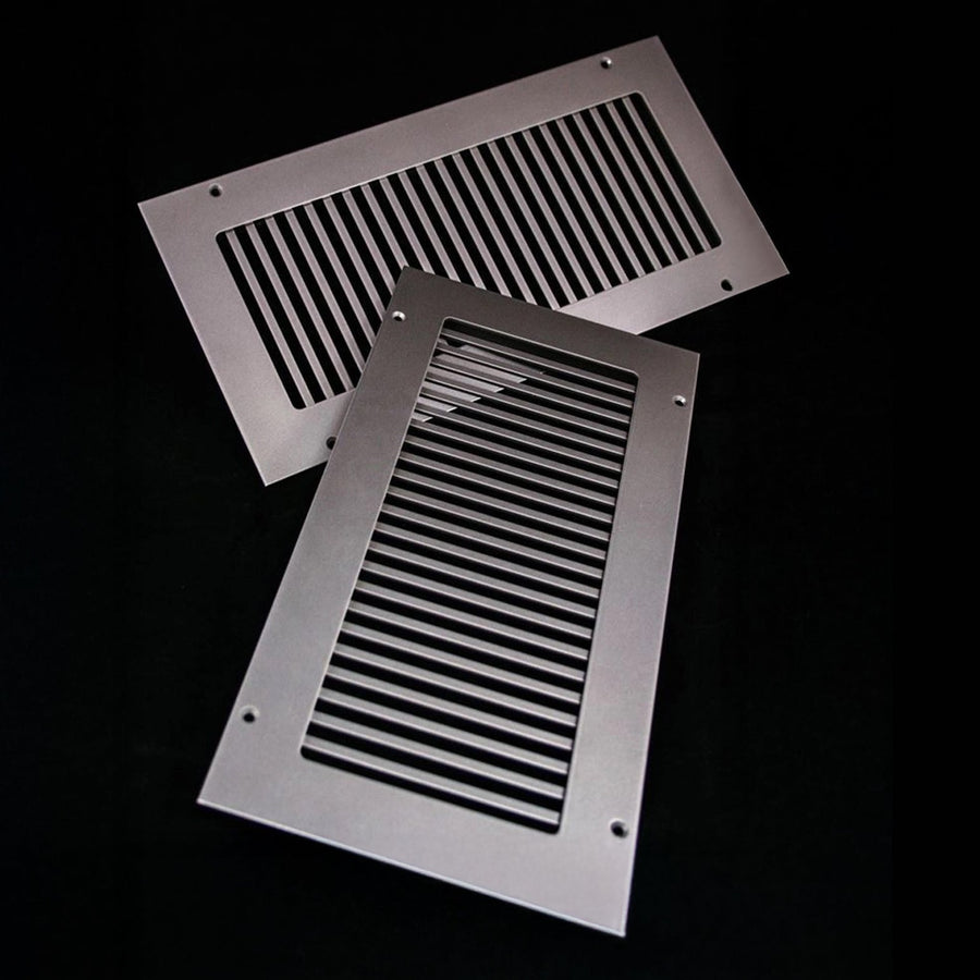 Steel Designs Pro-Vertical Registers and Returns Vent Cover Steel Crest Corporation - VCU 6" Round (8" Overall Diameter) Black