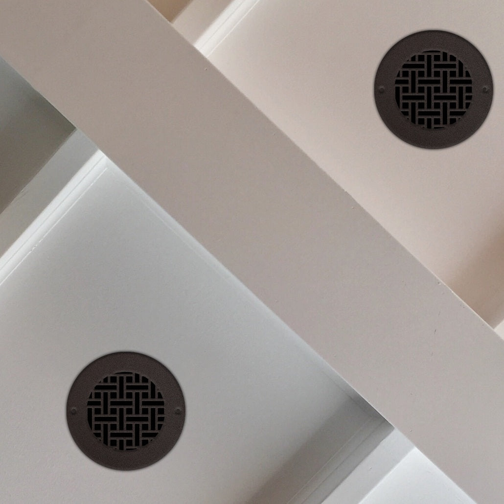 Basketweave Round Vent Covers Round Vent Cover Reggio Register Company, LLC - VCU