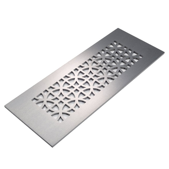 Sunray Design Vent Covers - Made to Order Vent Cover Reggio Register Company, LLC - VCU 2.25 x 10 (Overall 3.5 x 12) 3/16" Aluminum Satin Nickel