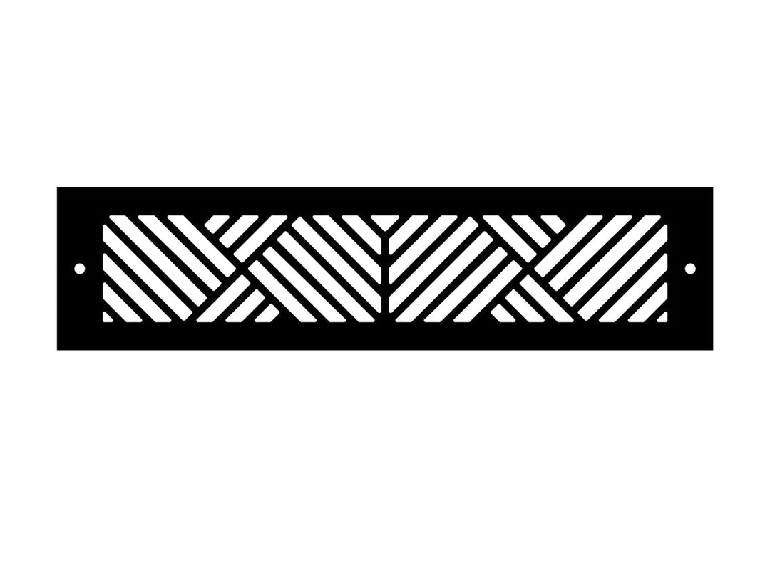 Chevron Toe Kick Vent Cover Toe Kick Reggio Register Company, LLC - VCU