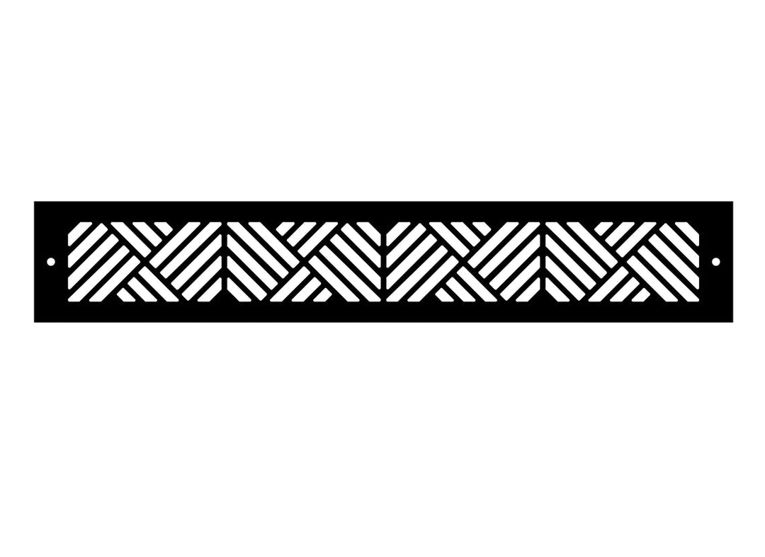 Chevron Toe Kick Vent Cover Toe Kick Reggio Register Company, LLC - VCU