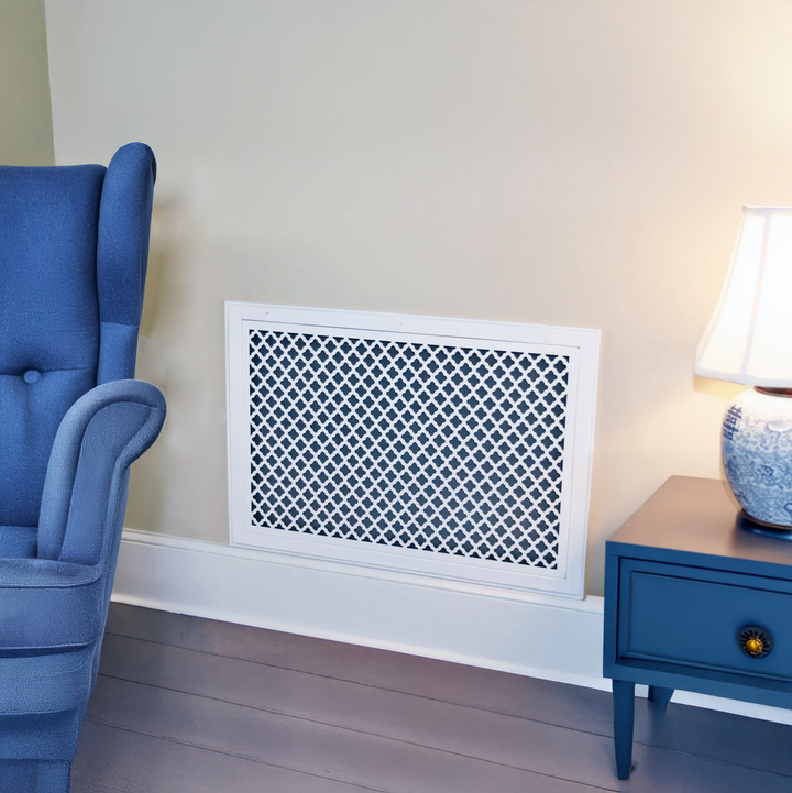 Silver Series Return Air Filter Frame Return Grille Air Filter Frame Steel Crest Corporation - VCU