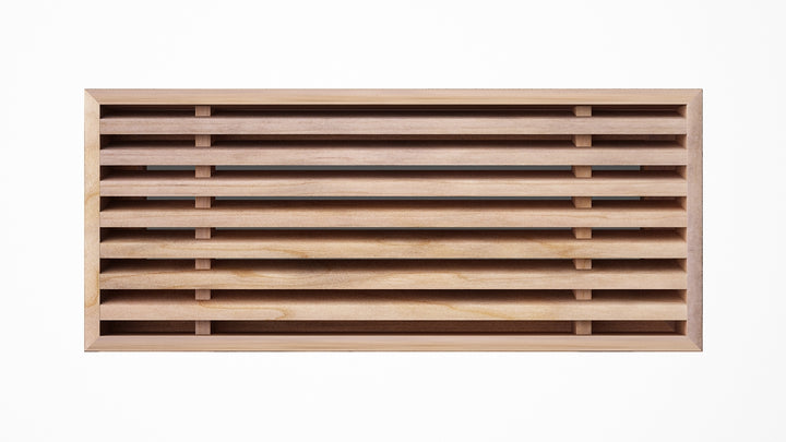 Angled Bar Inset - Flush Mount Removable Core Wood Grilles - Ceiling and Wall Flush Grille Vexell - VCU