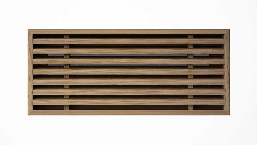 Angled Bar Inset - Flush Mount Removable Core Wood Grilles - Ceiling and Wall Flush Grille Vexell - VCU