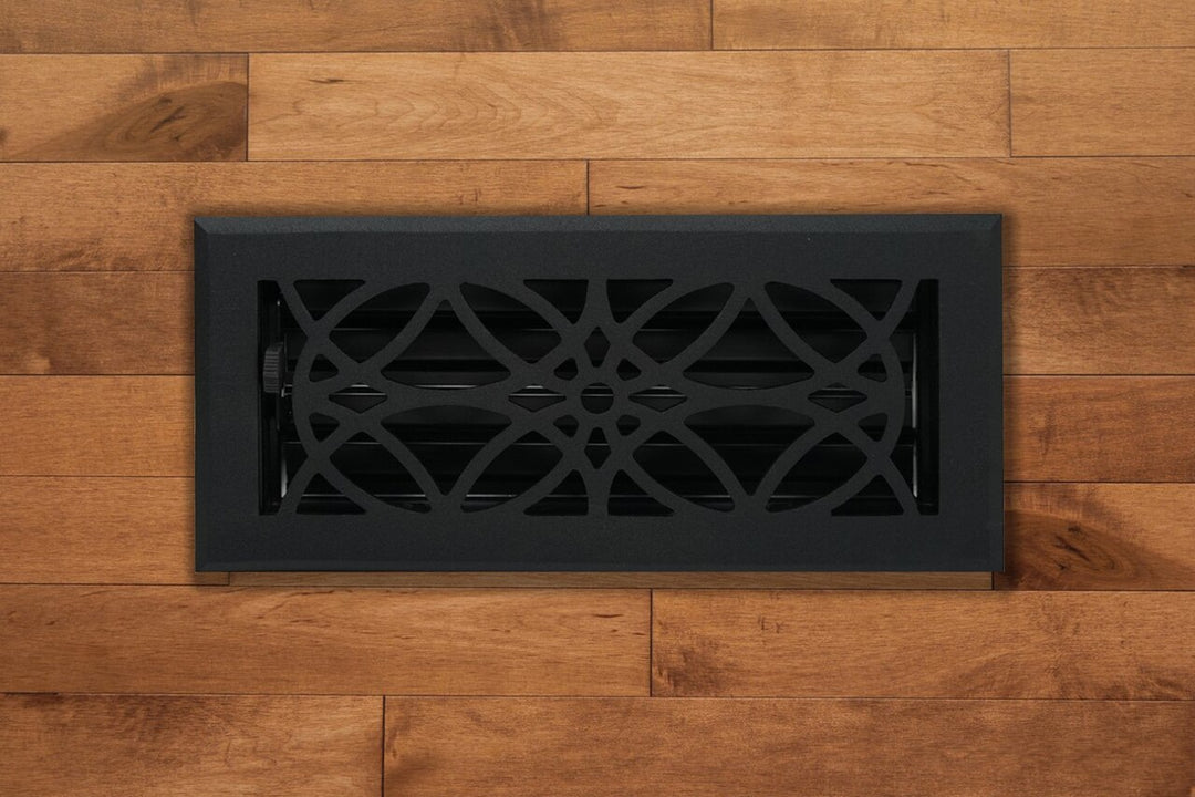 Madelyn Carter Cast Aluminum Empire Floor and Wall Vent Covers Vent Cover Kay Hardware - VCU